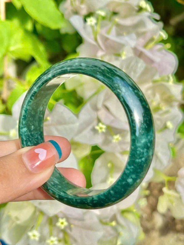 vòng tay cẩm thạch lam ngọc