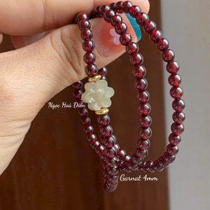 Chuỗi Garnet Mix Charm Hoa Ngọc Hòa Điền