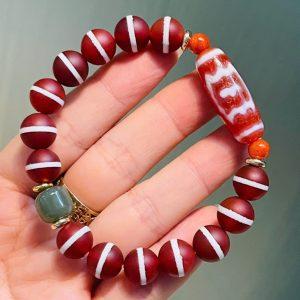 Vòng tay Dzi Kim Sí Điểu ( Chim Bằng)