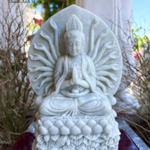 Tượng chuẩn đề đá trắng