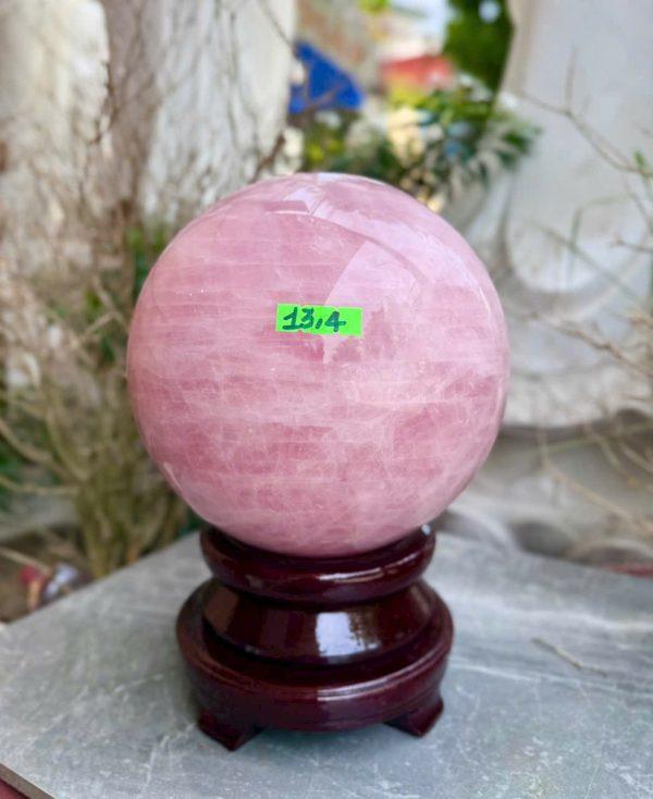 bi cầu thạch anh hồng