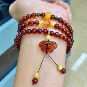 Chuỗi hổ phách mixx charm