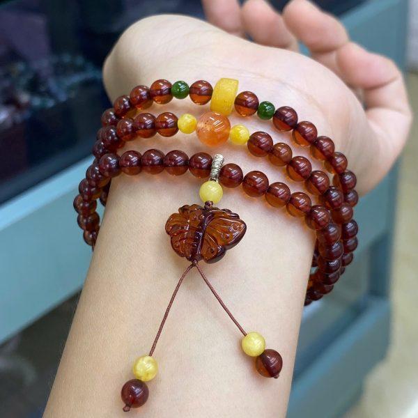 Chuỗi hổ phách mixx charm