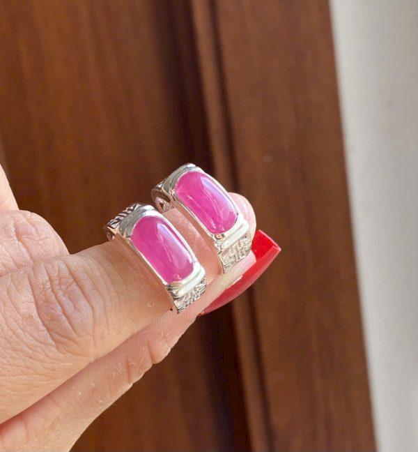 Nhẫn ruby yên ngựa size 17 18