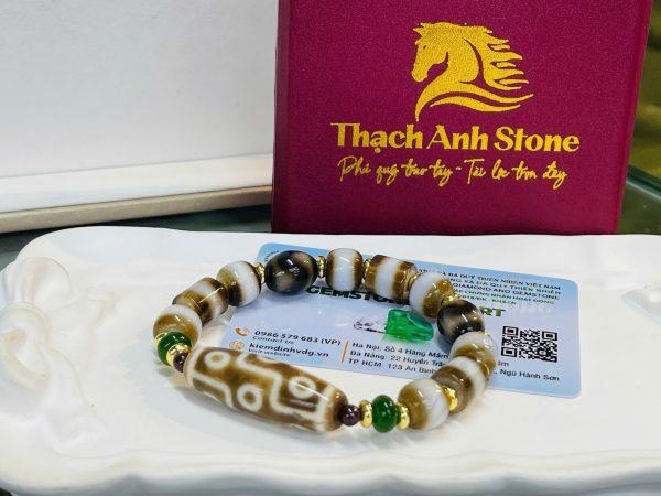 Dzi 9 mắt thân nâu