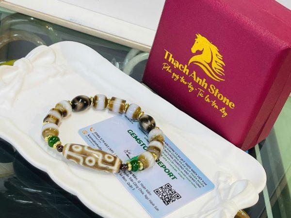 Dzi 9 mắt thân nâu