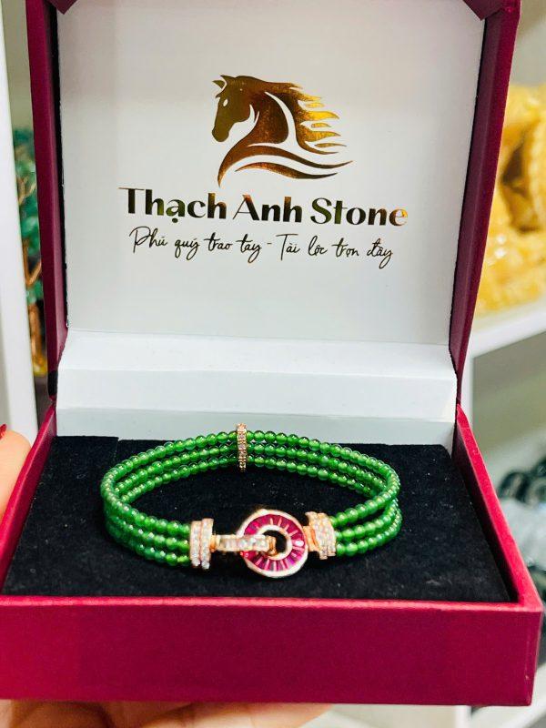 Vòng tay Phỉ Thuý Lục Đế Vương