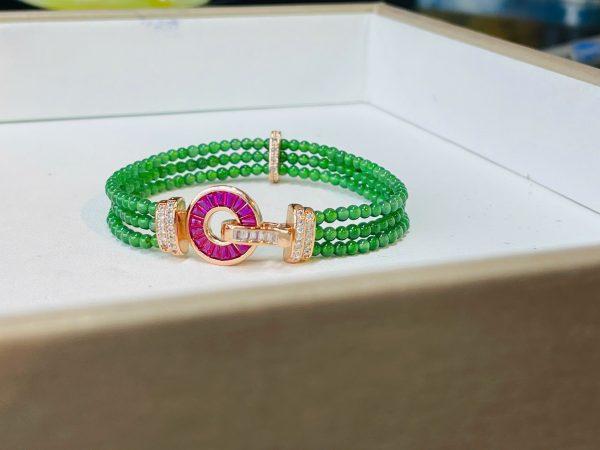 Vòng tay Phỉ Thuý Lục Đế Vương