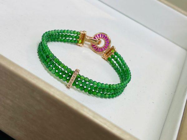 Vòng tay Phỉ Thuý Lục Đế Vương