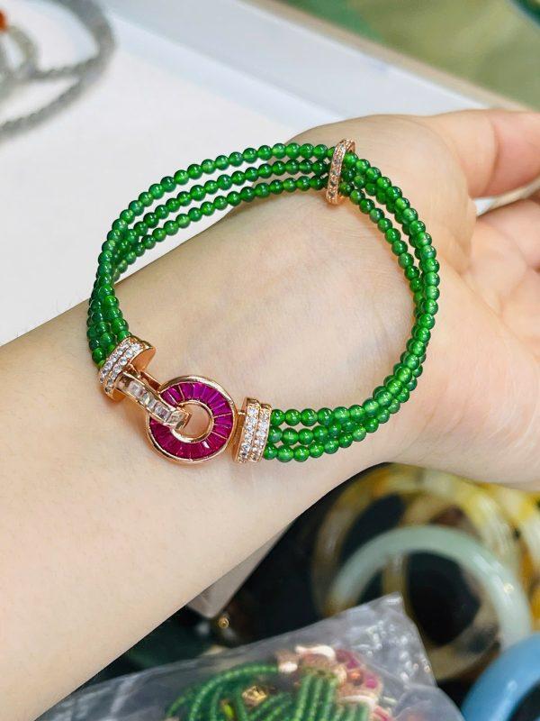 Vòng tay Phỉ Thuý Lục Đế Vương