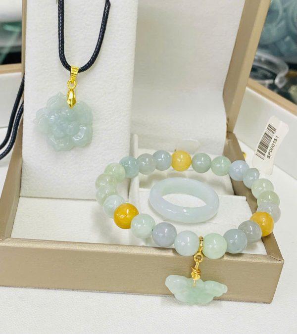 Set ngọc cẩm thạch Type A – Vẻ đẹp tinh khiết, biểu tượng phúc lộc vẹn toàn