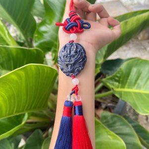 khánh treo xe mặt rồng xanh