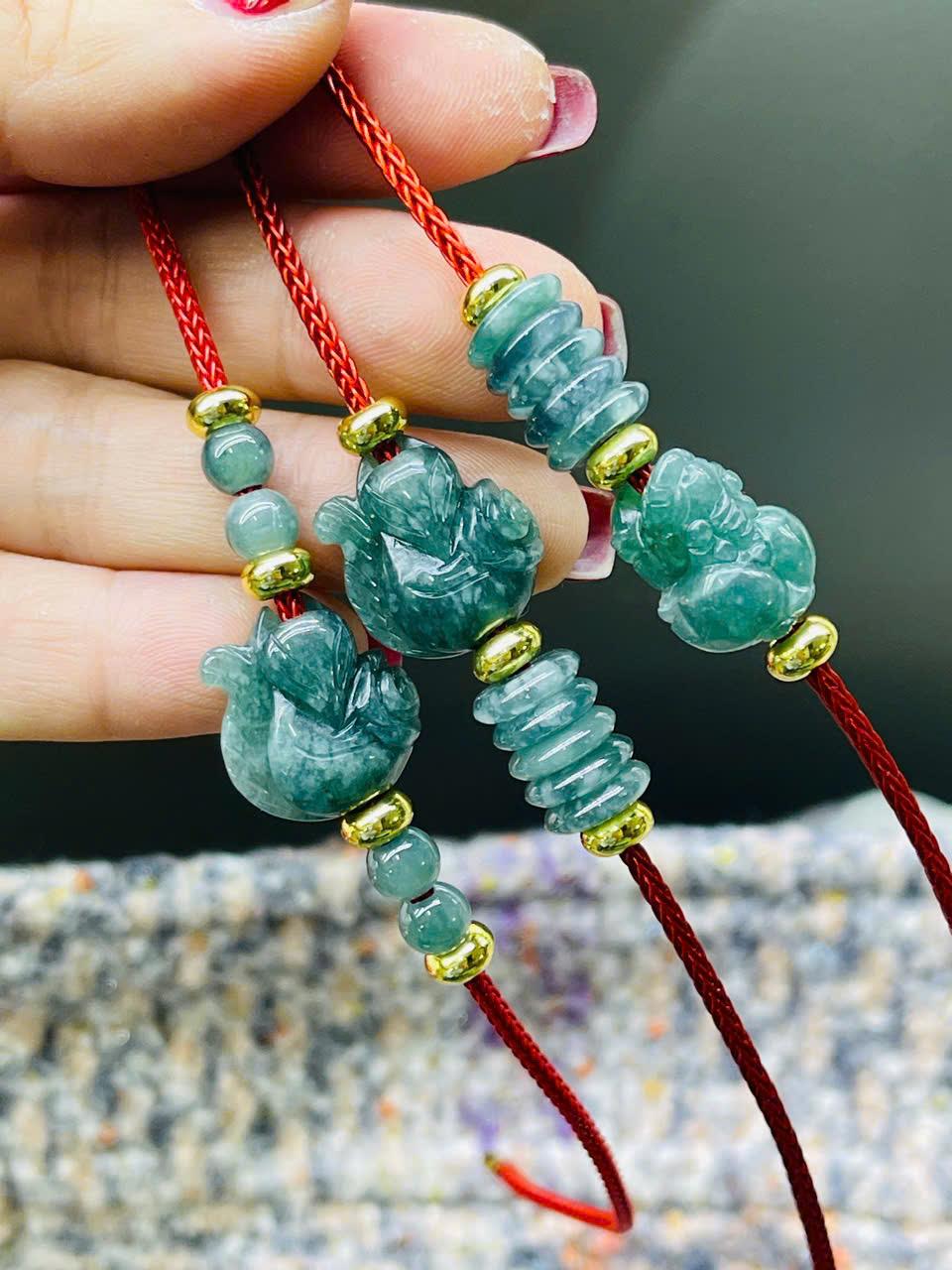 vòng tay dây cáp vòng tay đá phong thủy giá rẻ