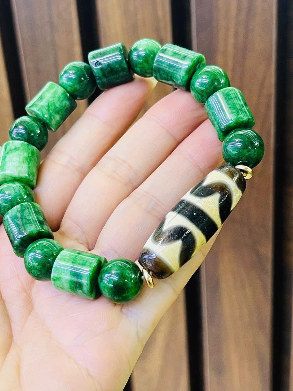 z7175606675524_fafa1b97bde298cd8ec2cabb6cd5cae2 Vòng tay Dzi đá sơn thủy size Nam