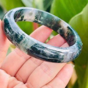 Vòng tay băng ngọc thuỷ tảo - size 53.2, giá 600k