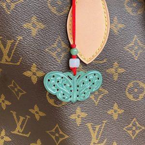 Móc khóa hồ điệp cao băng lam ngọc