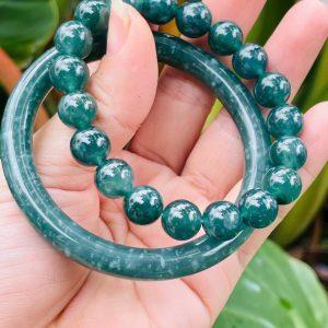 Sét lam ngọc type A bản đũa 8mm – Biểu tượng của sự bình an và may mắn