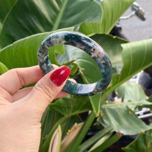 vòng chalcedony xanh rêu tại Thạch Anh Stone