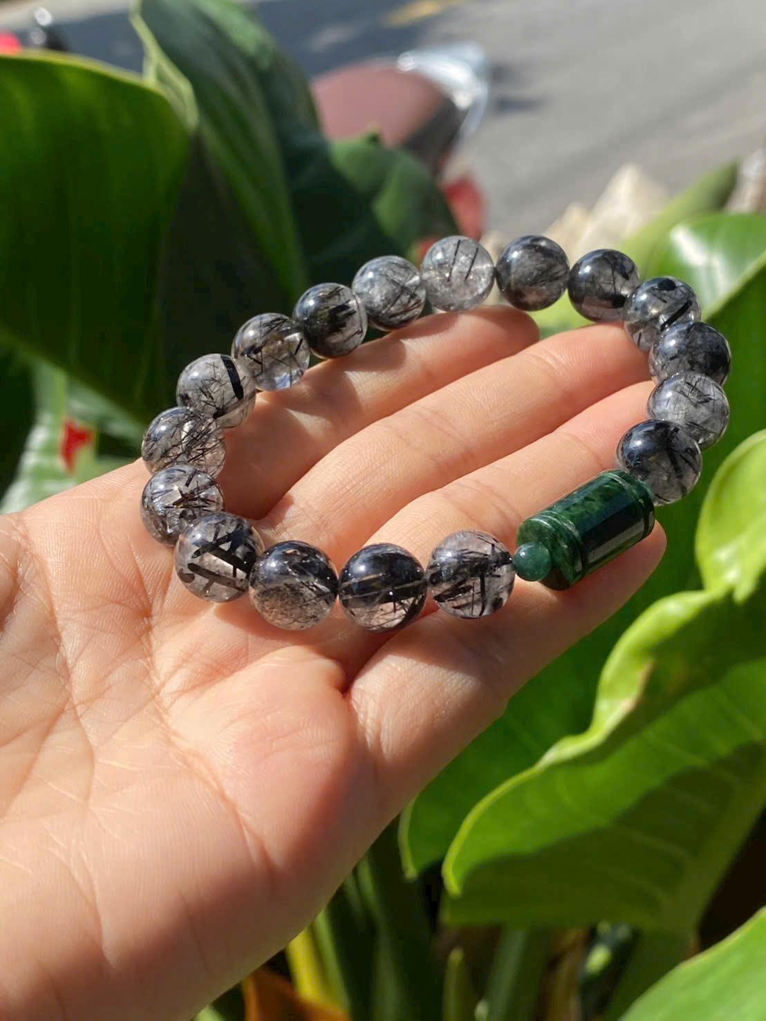 z7223302952664_0db1dfe6c78f3aadf3a6ff0c0f617ba5 sản phẩm chuỗi vòng tay Thạch anh tóc đen 11.2li mix lu ngọc sơn thủy