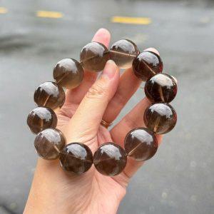 Vòng tay thạch anh khói 17-18-20-21mm