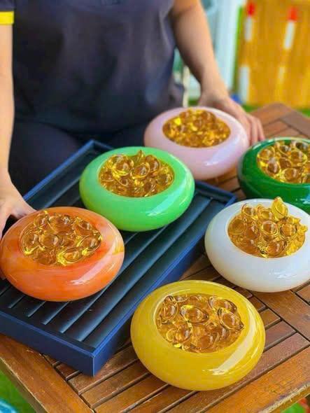 Giới thiệu Bát Tụ Thủy Mã Não 16–18 cm