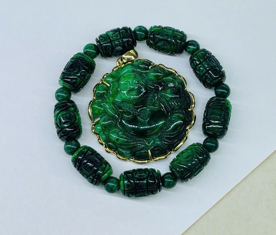 z7295243686872_ba937538521efa88d3d3682af804b8f6 Di Lặc Ngọc Sơn Thủy + Vòng Tay Lu Thống Chạm Kim Tiền