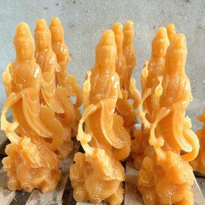 Tượng Quan Âm cưỡi rồng 35cm – 30cm – Linh vật phong thủy trấn trạch, hộ gia an lành